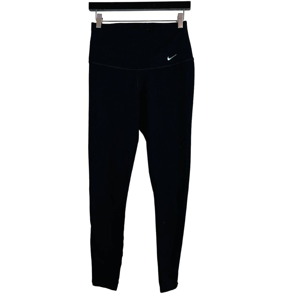 Nike Dri Fit Mesh Back Leggings Ventilated Black - L